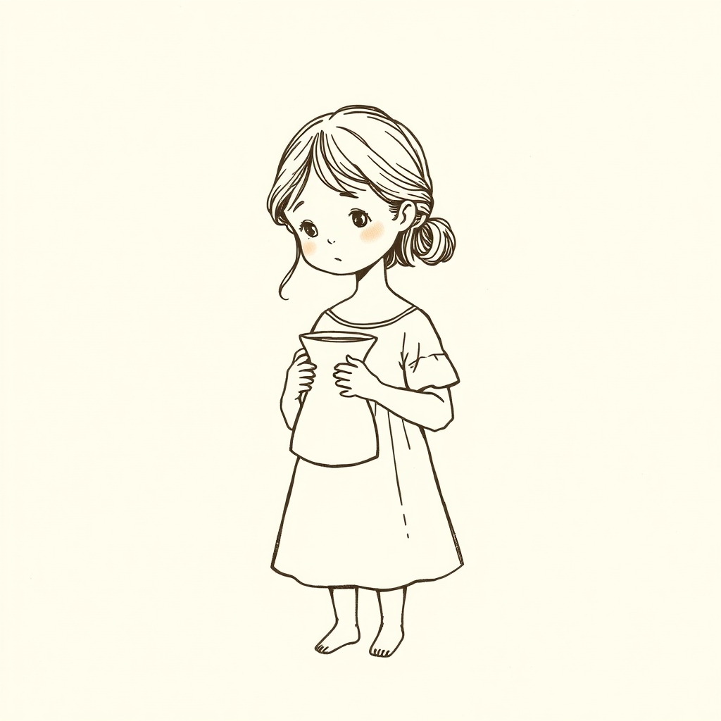 jeune fille avec une cruche