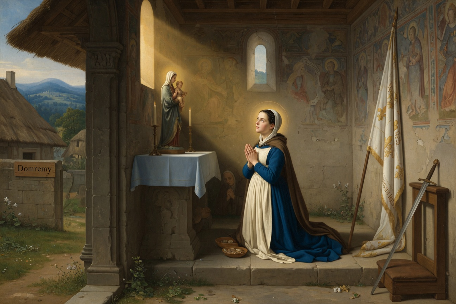 Jeanne d'Arc (La Pucelle d'Orléans) - Une enfance pieuse à Domremy